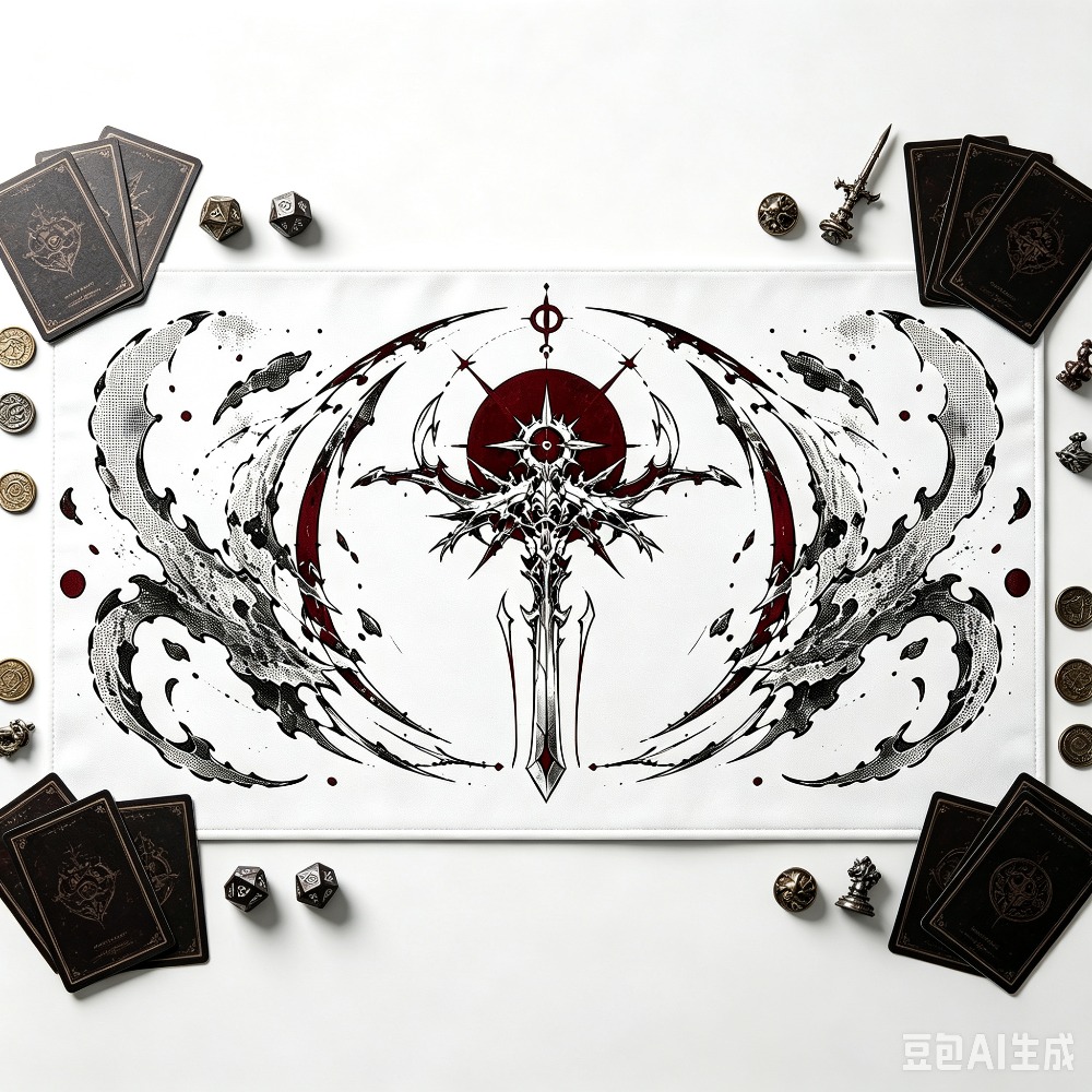 Board Game Holis - Dark Holy Sword TCG Playmat Non-Slip