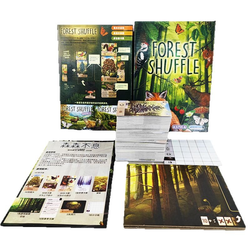 Board Game Multiplayer - Endless Forest SHUFFLE, Multiplayer Gathering Card