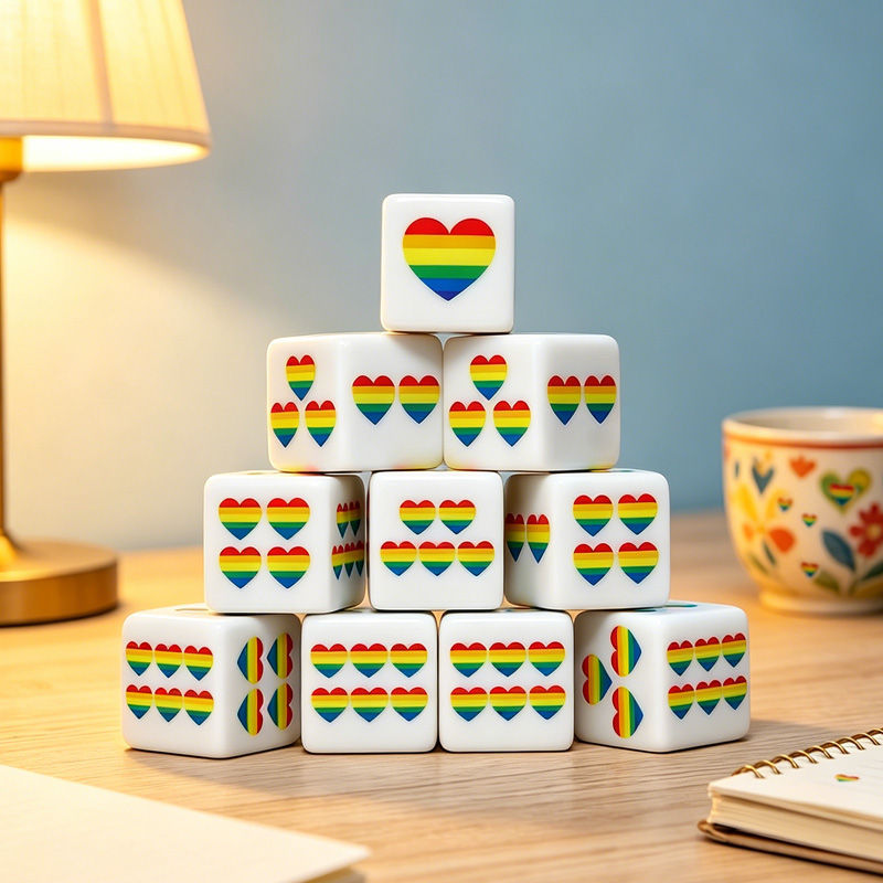 CANDYPIXEL 12Pcs Rainbow Heart - Board Game Live review and price