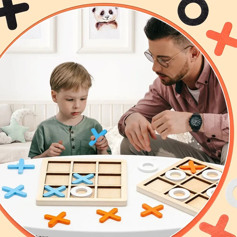 Wooden XO Tic Tac Toe Game Min - Board Game Ideas review and price