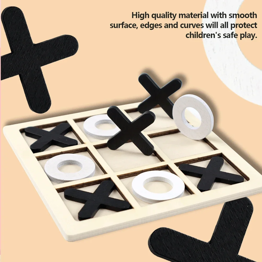 Wooden XO Tic Tac Toe Game Min - Board Game Ideas review and price