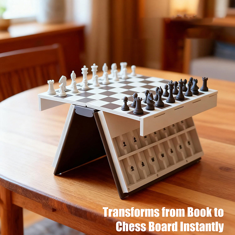 Chess Set 3D Printed Book Fold - Board Game Print review and price