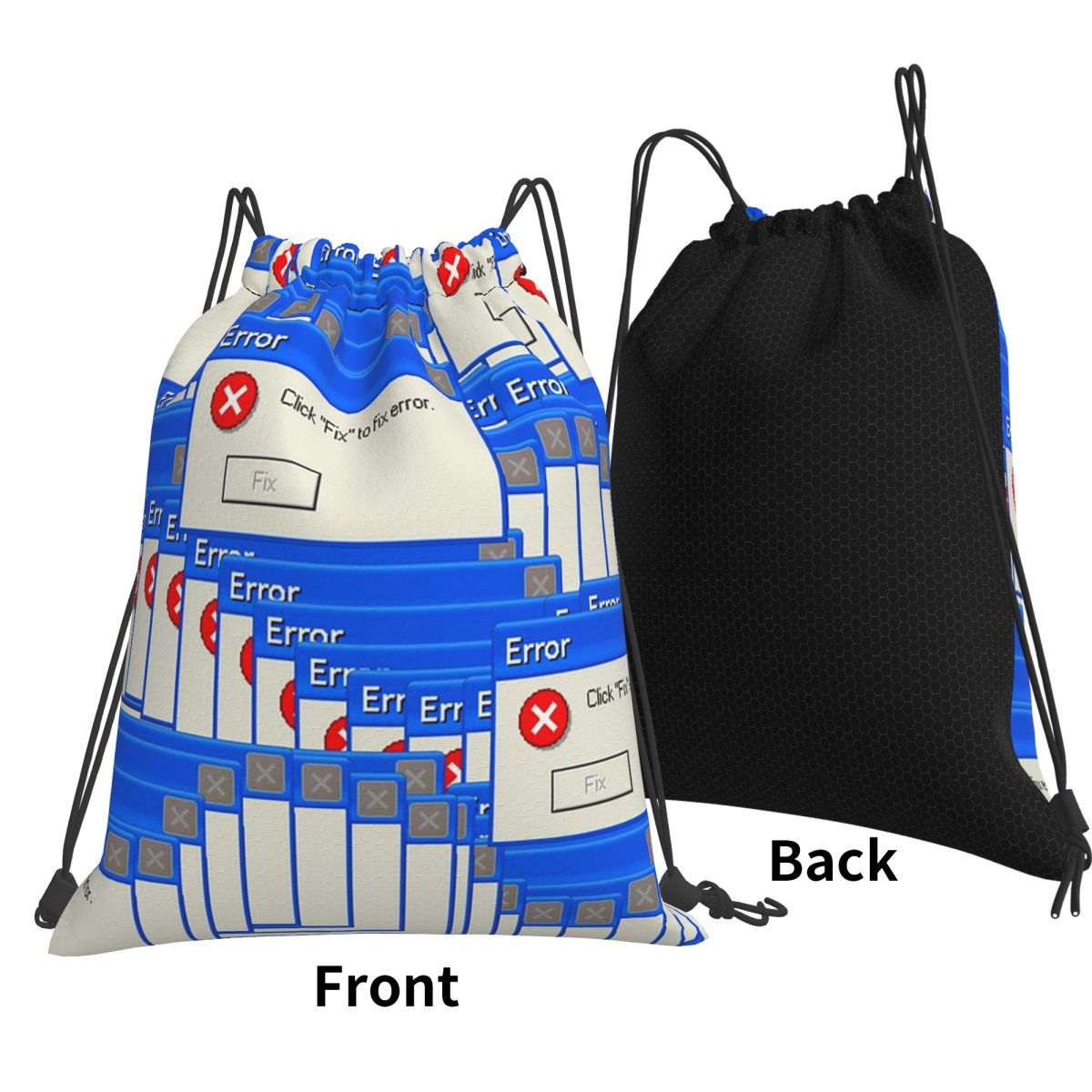 Windows Xp Error Tiled Backpac - Tile Bag Drawstring review and price