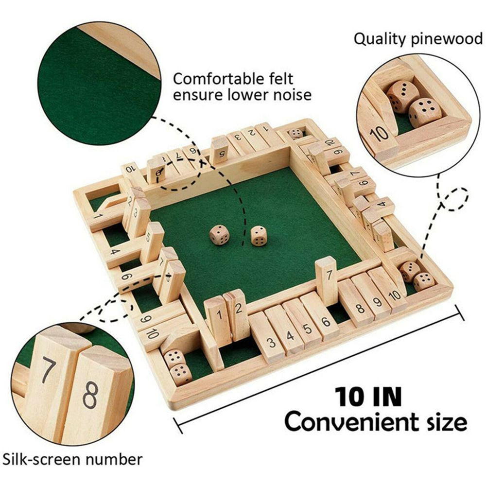 Shut The Box Dice Board Game W - Board Game Dixit review and price