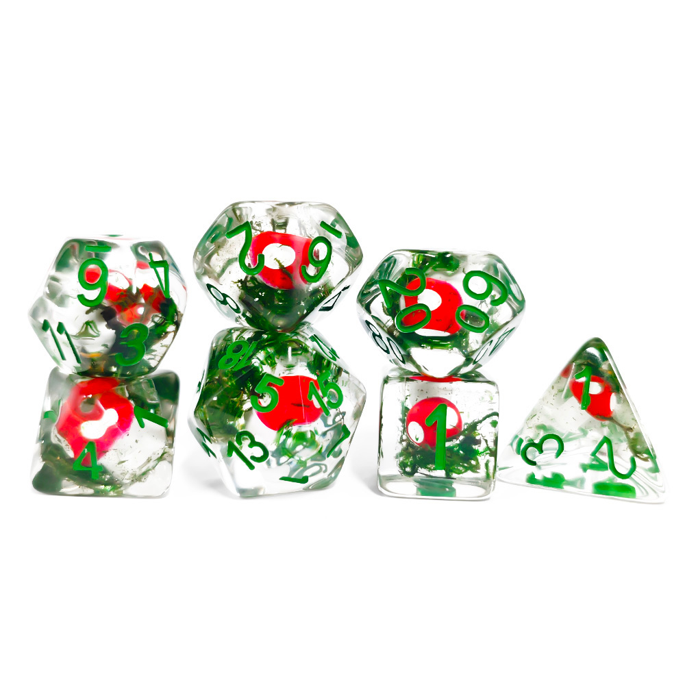 7Pcs/Set DND Dice Transparent  - Board Game Dnd review and price