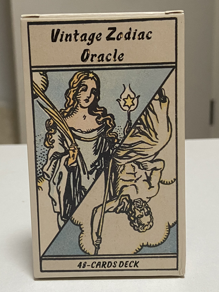 vintage zodiac oracle cards 48 - Board Game Vintage review and price