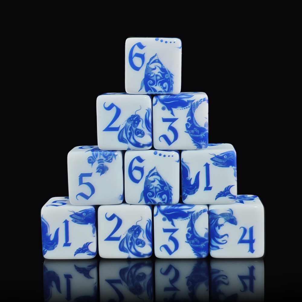 12Pcs Blue And White Porcelain - Board Game Dnd review and price