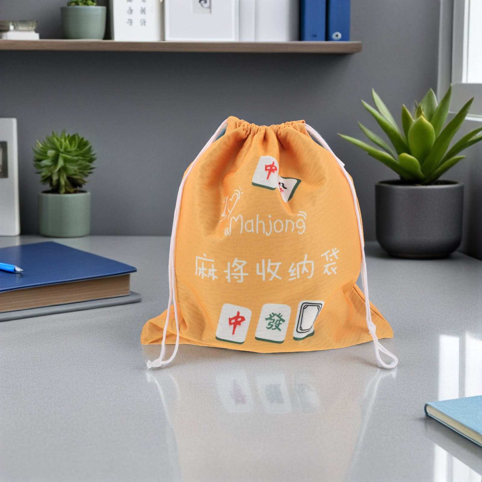 Large Fabric Mahjong Storage P - Tile Bag Drawstring review and price