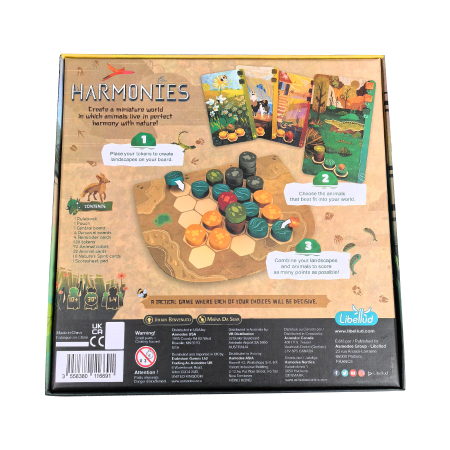 Harmonies - Board Games - Crea - Board Game Heat review and price