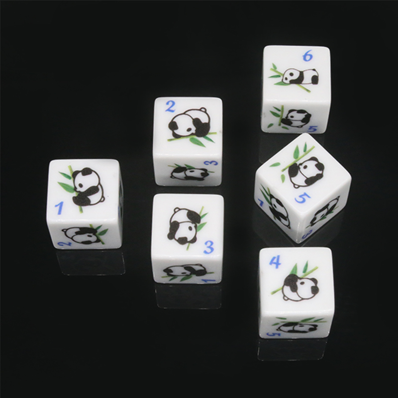 Panda Print 6-sided Game Dice  - Board Game Print review and price