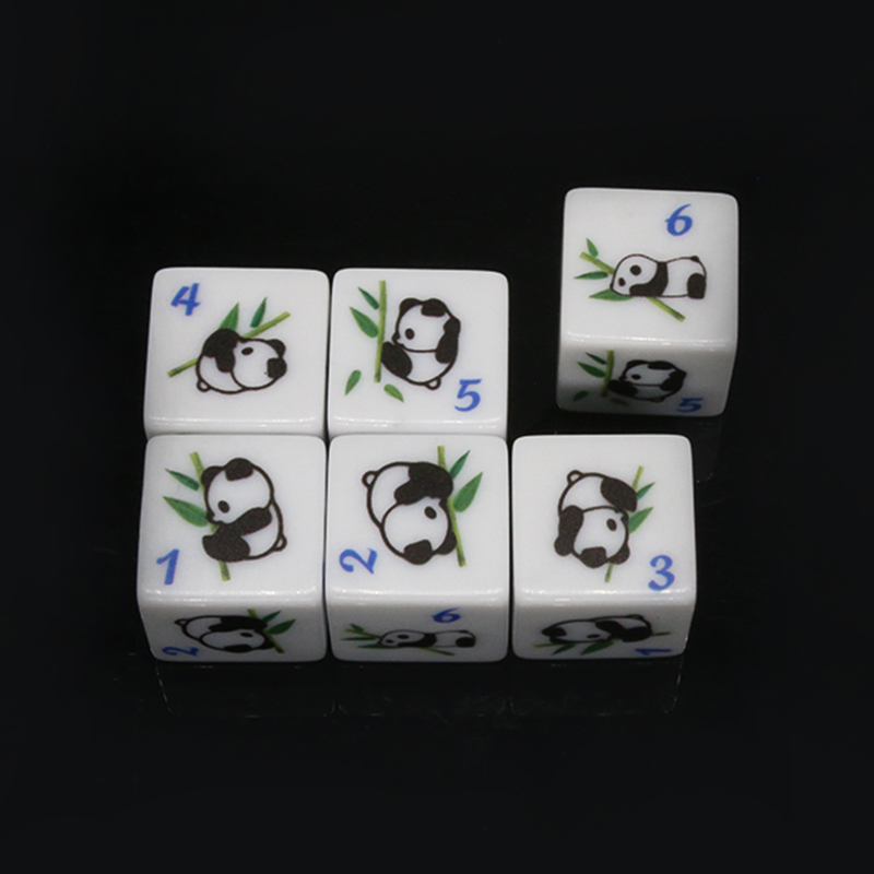 Panda Print 6-sided Game Dice  - Board Game Print review and price