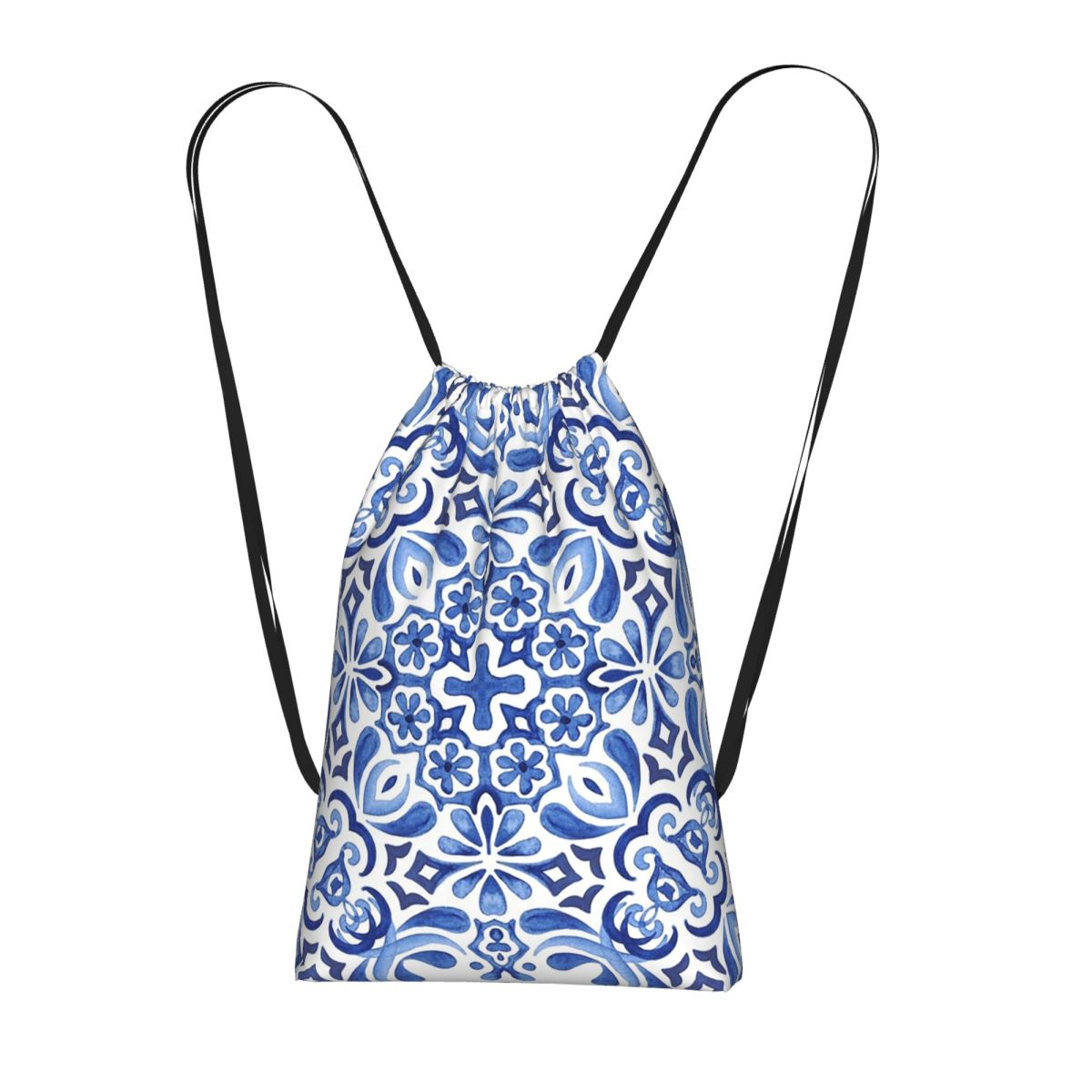 Mediterranean Mosaic Tiles Azu - Tile Bag Drawstring review and price