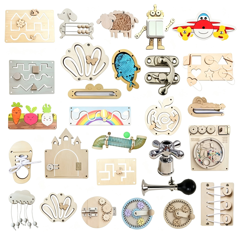Kids Busy Board DIY Accessorie - Board Game Ideas review and price