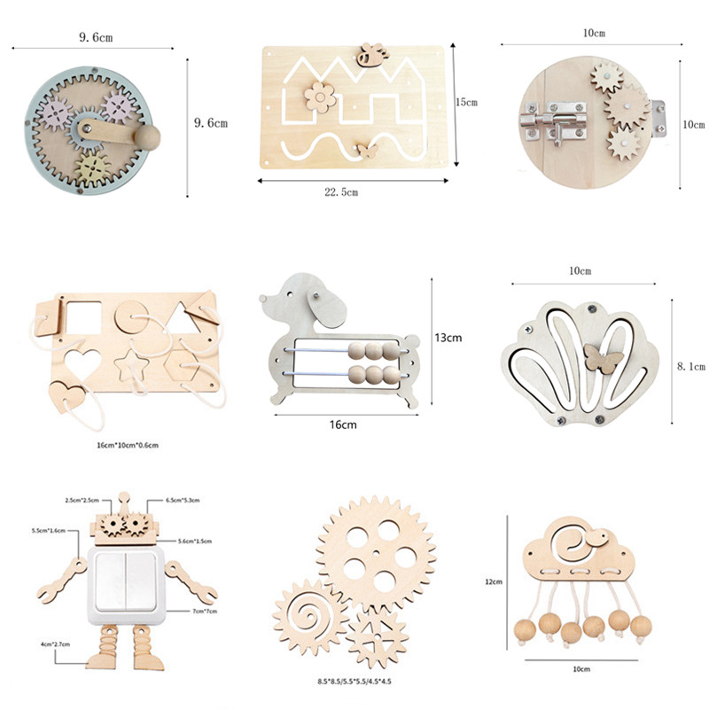 Kids Busy Board DIY Accessorie - Board Game Ideas review and price