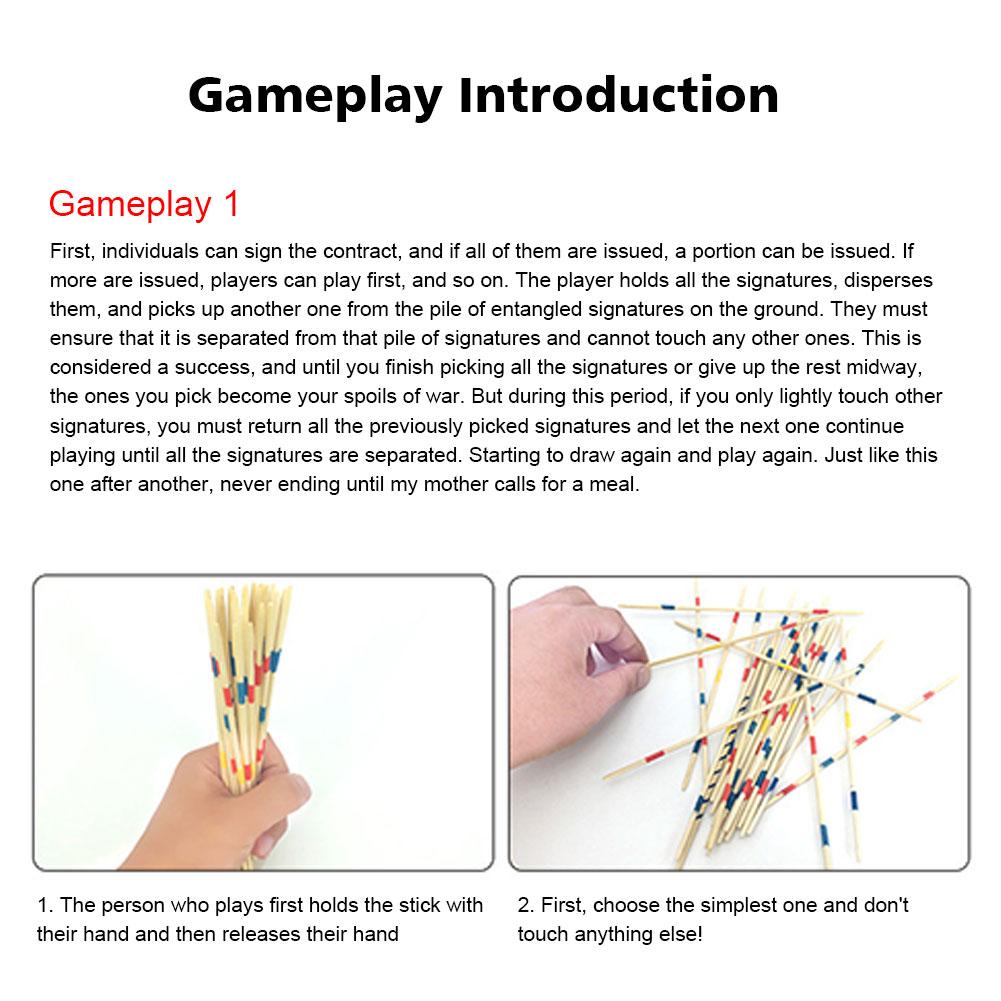 1Set Traditional Mikado Spiel  - Board Game Multiplayer review and price