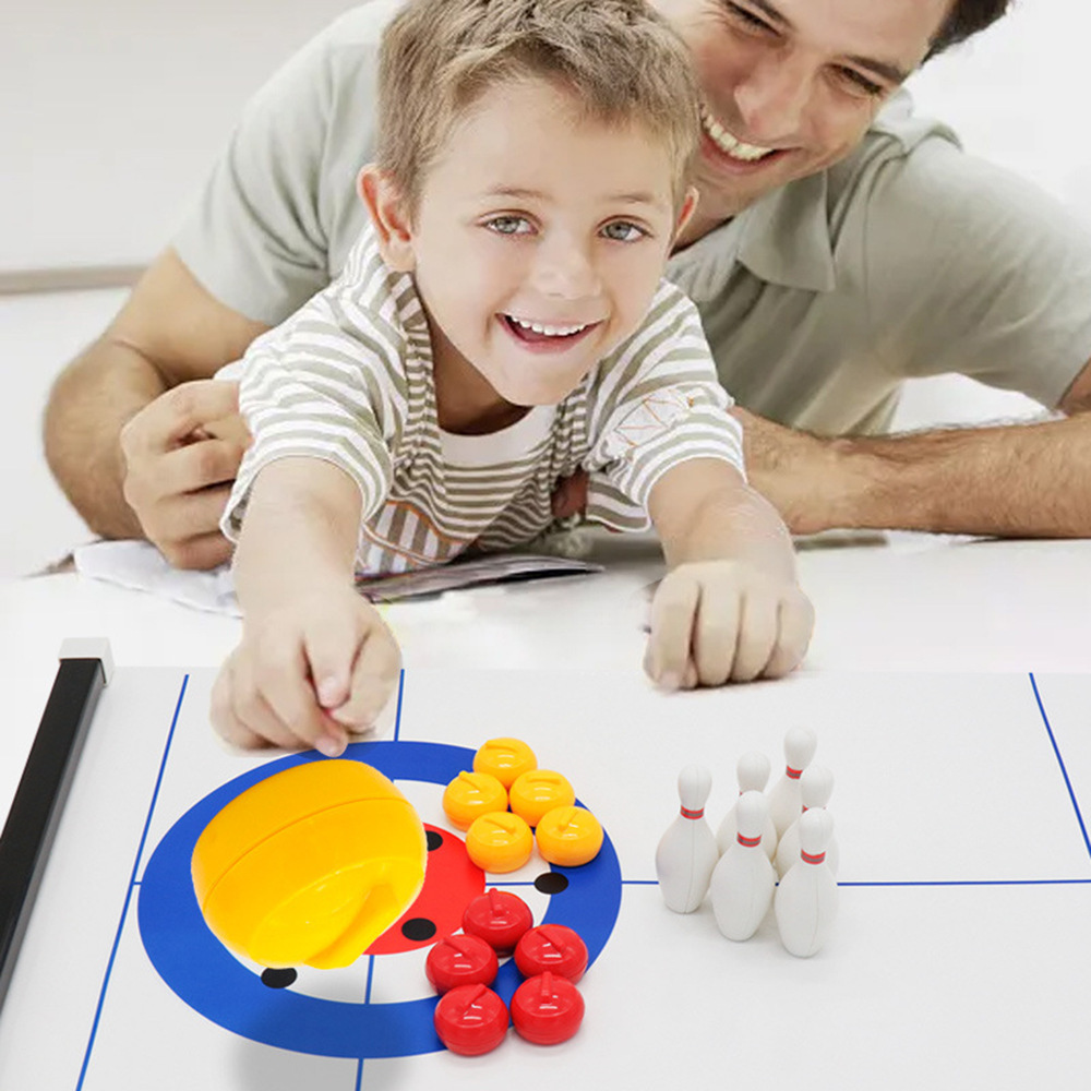 New Mini Curling&Bowling Table - Board Game Live review and price