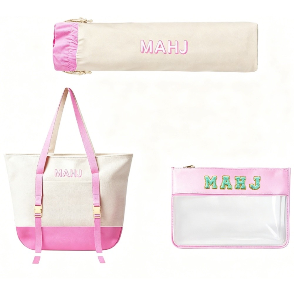 Canvas Tote Bag Set for Mahjon - Tile Bag Drawstring review and price