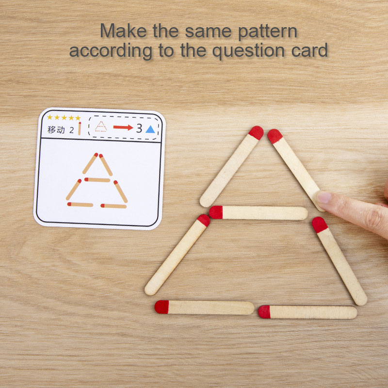 Montessori Matches Puzzles Gam - Board Game Ideas review and price
