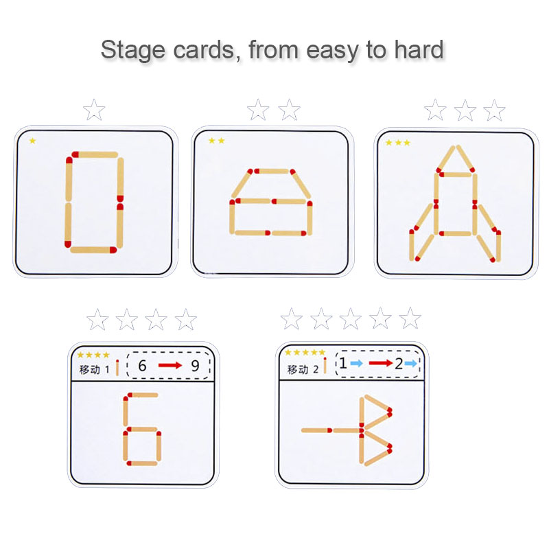 Montessori Matches Puzzles Gam - Board Game Ideas review and price