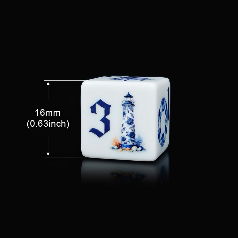 12Pcs Blue Nautical 16MM Print - Board Game Live review and price