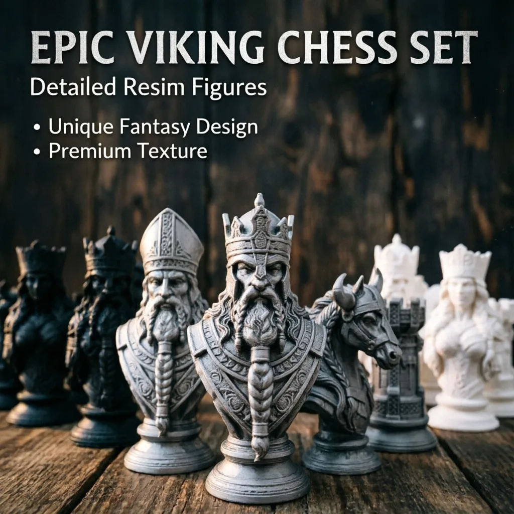 10cm 3D Printed Chess Pieces,  - Board Game Print review and price