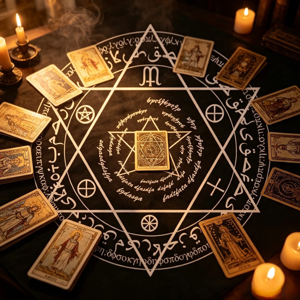 49cm Square Tarot Table Cloth, - Board Game Vintage review and price