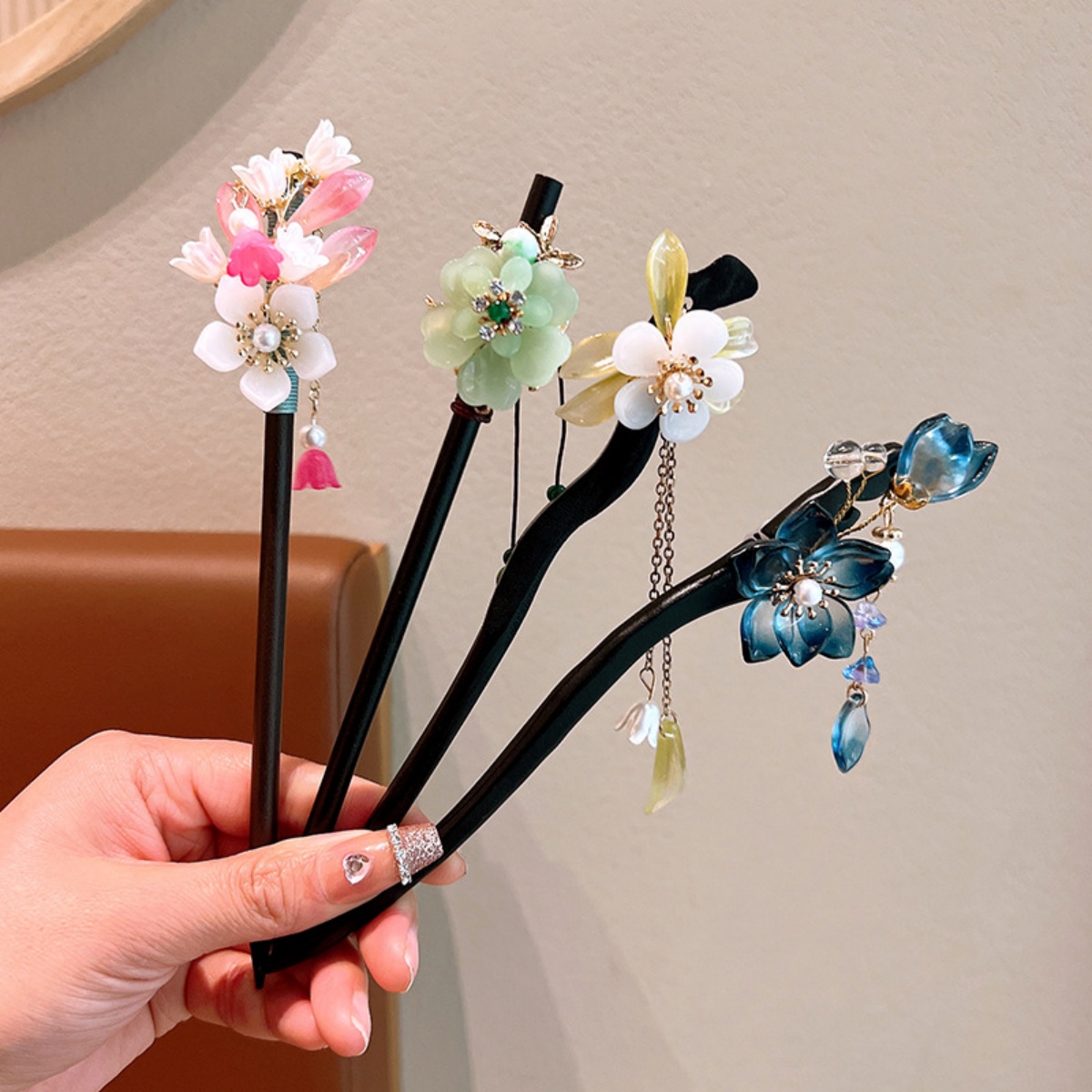 Exquisite Flower Tassel Wooden - Board Game Go review and price